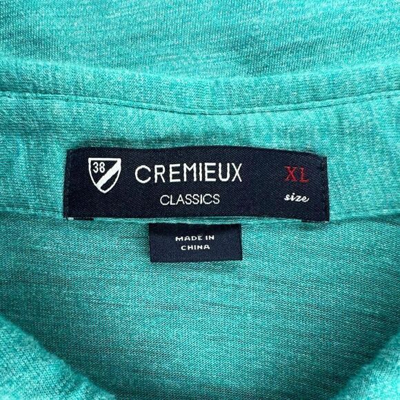 Daniel Cremieux Polo Men's XL Turquoise‎ Classics Casual Business Casual Shirt - Picture 8 of 10